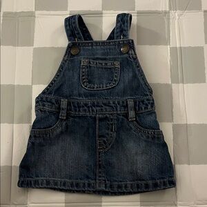 Old Navy Dark Blue Baby Overall Skirt